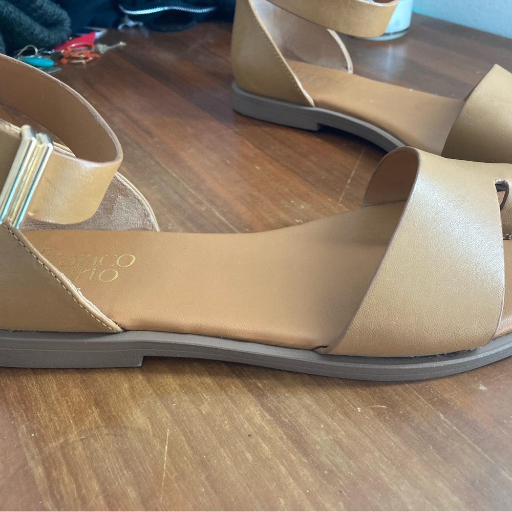 Franco Sarto tan sandals size 9.5